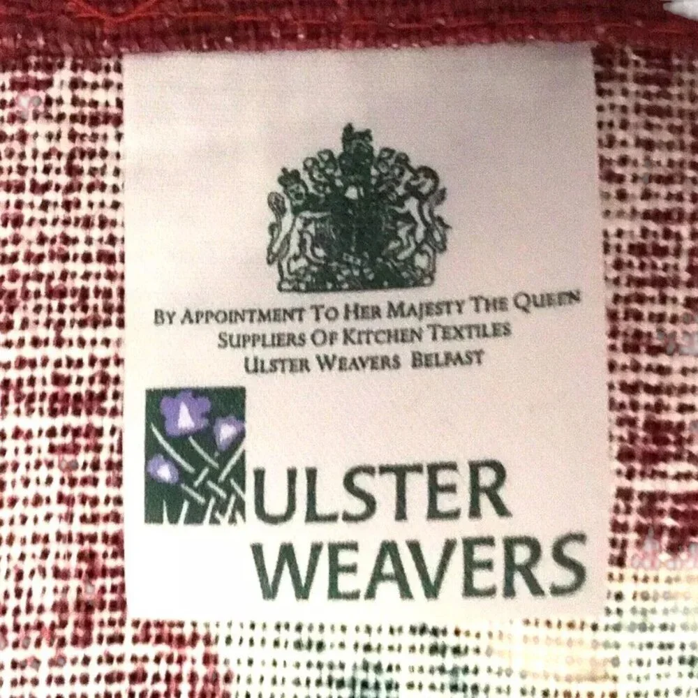 ULSTER WEAVERS BELFAST Pure Irish Linen Tea Towel 18.5 X 29.5